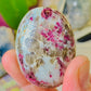 Rubellite Tourmaline-Palm Stones