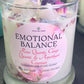CRYSTAL CANDLE - Emotional Balance
