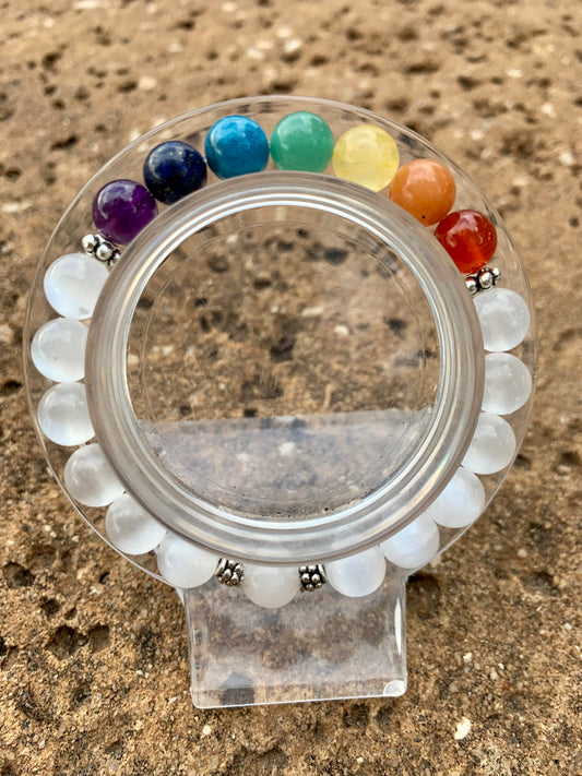 Selenite Chakra Bracelet