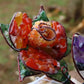 Crystal Gemstone Flower with Butterfly Wicks and Stonez