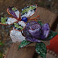 Crystal Gemstone Flower with Butterfly Wicks and Stonez
