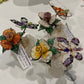 Crystal Gemstone Flower with Butterfly Wicks and Stonez
